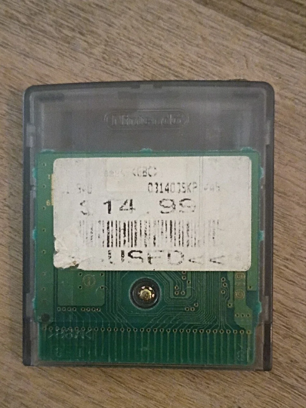 Gobs of Games Yellow Cartridge - Classic Video Game game boy game